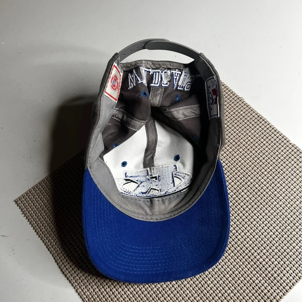 Vintage Kentucky Wildcats Snapback Hat Youngan Grey Blue Embroidered NCAA Cap